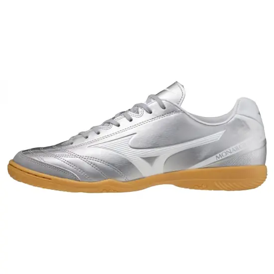 Mizuno Monarcida Soccer Shoes Men Low-Top Silver