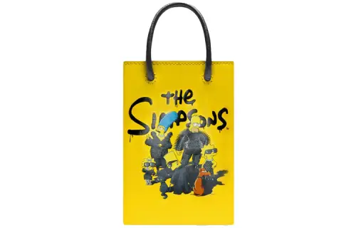 Balenciaga X The Simpsons Mini Shopping Bag Yellow