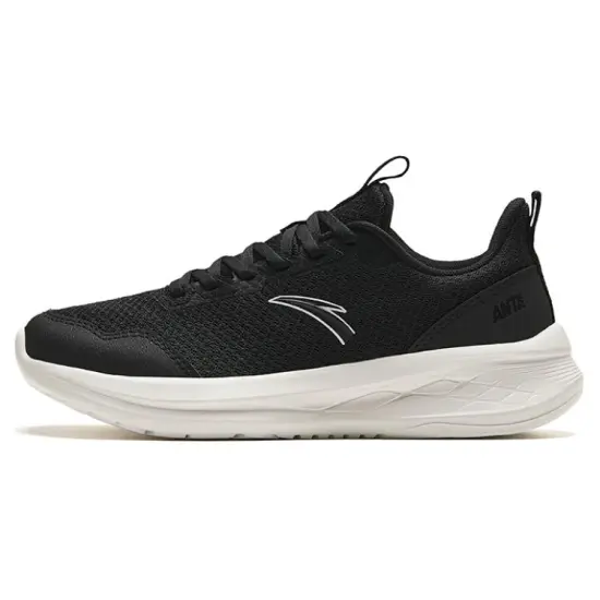 ANTA Running Collection Running Shoes Women's Low-Top Black Ivory White