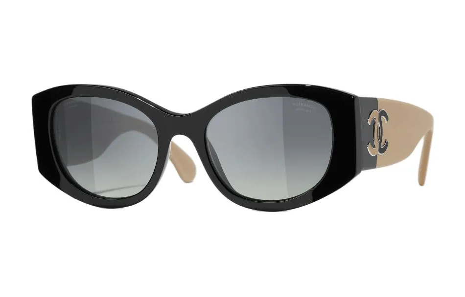 CHANEL Pre Owned Rectangle frame Sunglasses