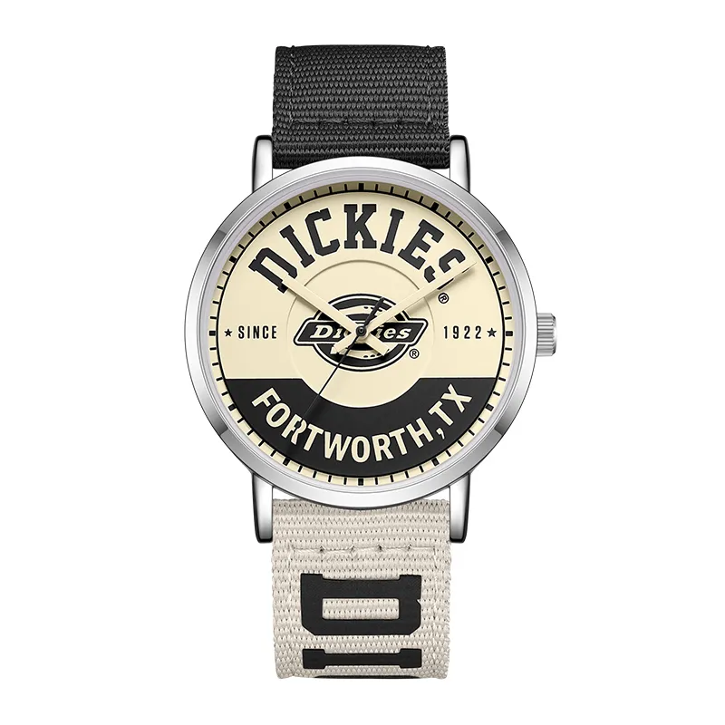 Dickies Wrist Watches Quartz Movement Nylon Strap Purple Watch Dial Women's Watch
