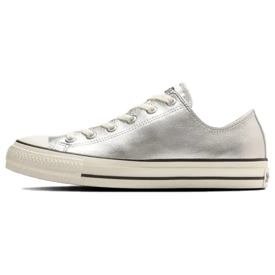 Converse All Star Skateboard Shoes Unisex Low-Top Silver White