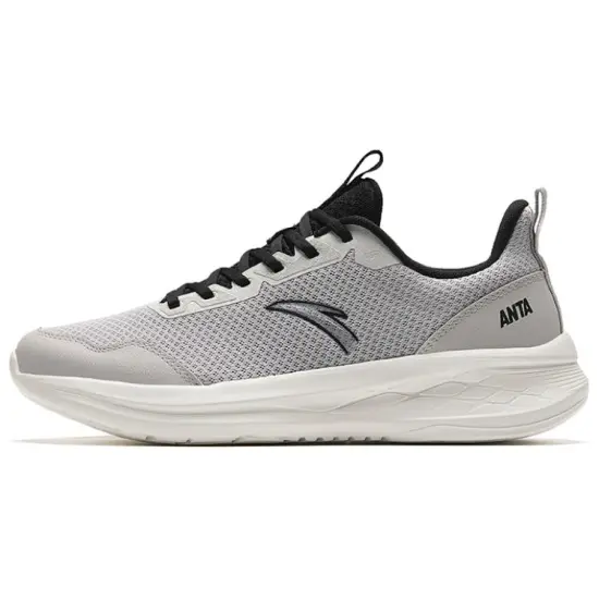 ANTA Running Collection Running Shoes Men Low-Top Microchip Gray/Black