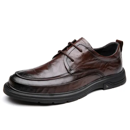 Mulinsen cow leather business versatile simple formal leather shoes men's style