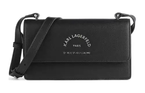 KARL LAGERFELD / Karl Lagerfeld Jeans Synthetic Leather Crossbody Bags Women's Black