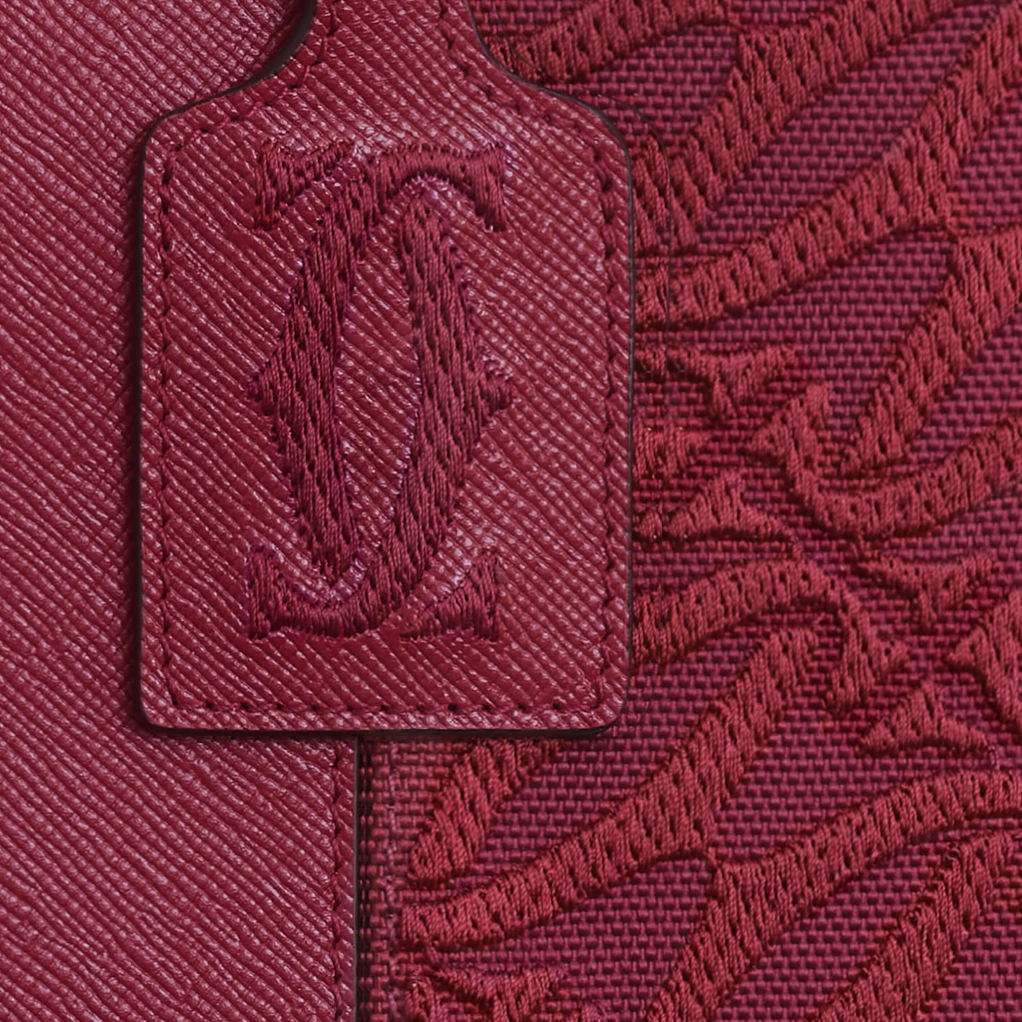 Сумка Cartier C de Cartier Tote (вишневая) — фото 5