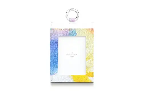 LOUIS VUITTON Card Holder On Strap Monogram Watercolor Multicolor