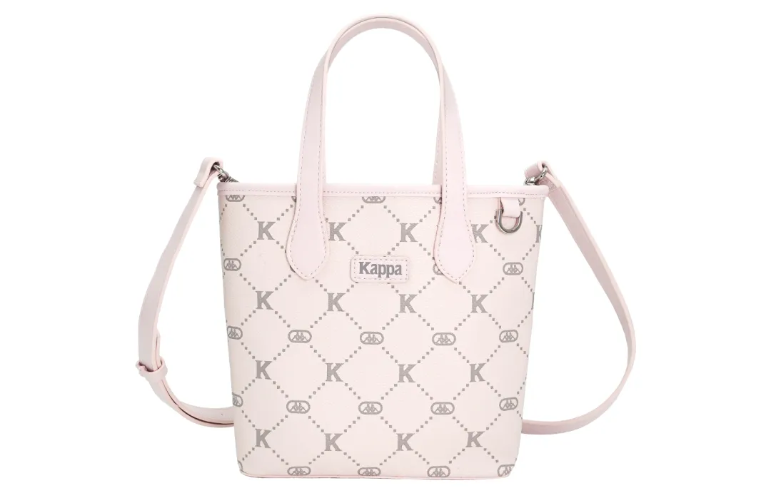 Kappa Matte Leather Crossbody Bag, Shoulder Bag Regular Women's Peachy Puff Pink