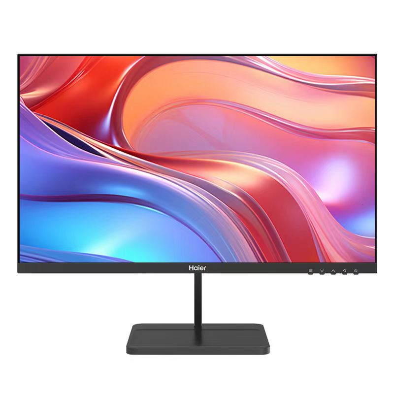Haier monitor 23.8-inch 100Hz full HD low blue light DC dimming wide color gamut narrow bezel wide viewing angle high-definition computer liquid patented eye protection screen for business and entertainment