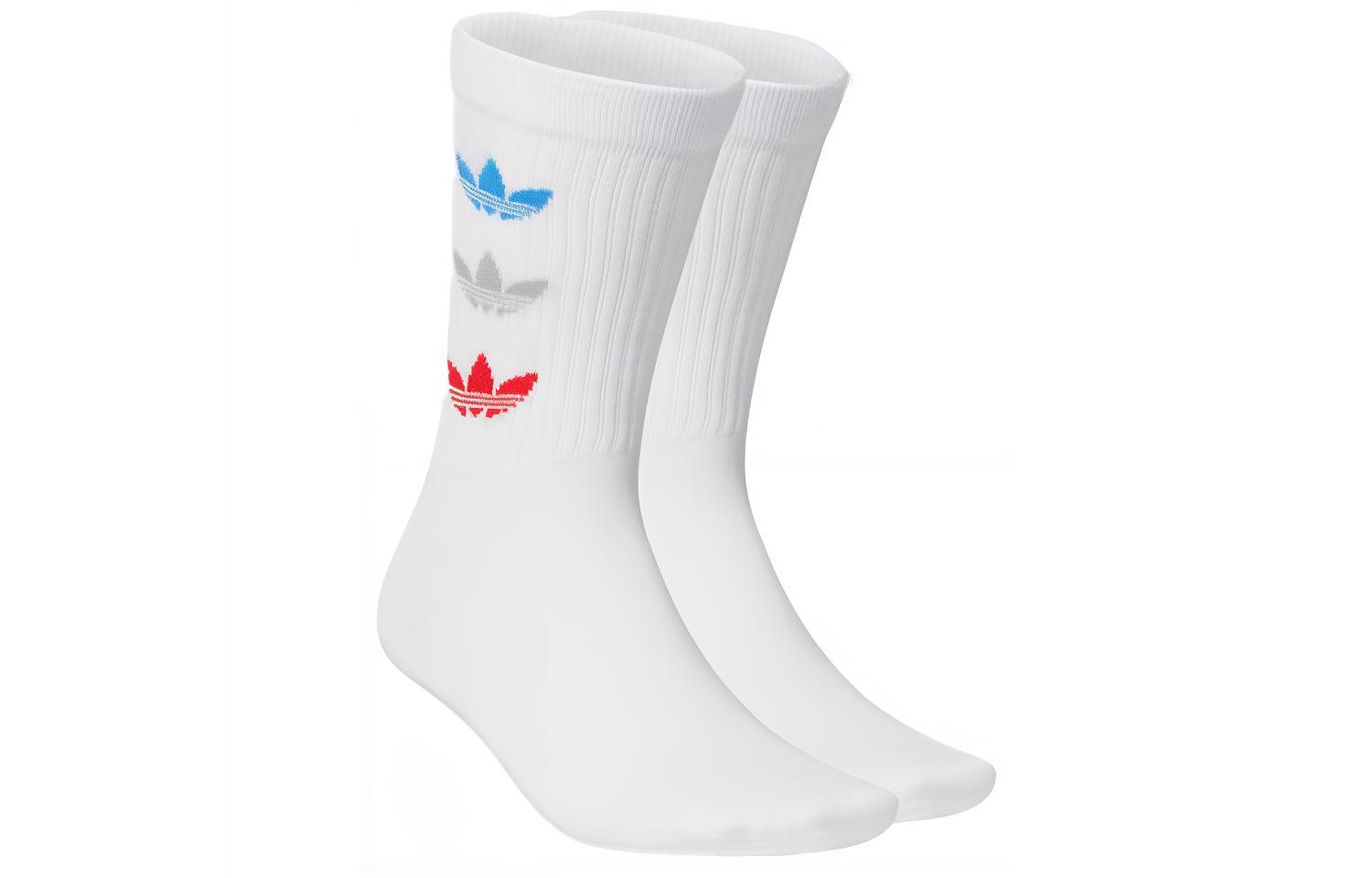 Adidas Crew Socks Unisex 2 Pack White