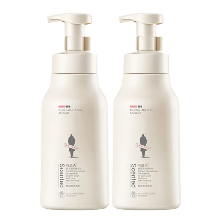 Oil, perfumed mousse, shower gel, cleansing milk, moisturizing perfume strongly flavoured, 2 in 1, long-term effect, deep cleansing