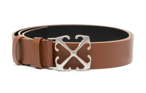 OFF-WHITE Arrow-buckle Leather Belt