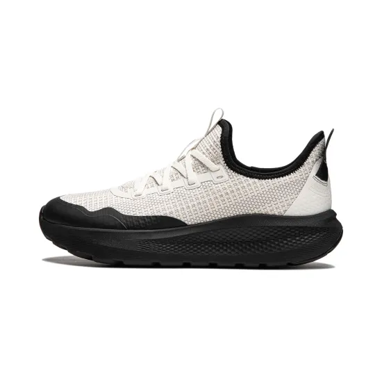 LiNing Cloud Ease Slip On Cushioning Anti Slip And Wear Resistant Low Top Casual Shoes Men's White Black