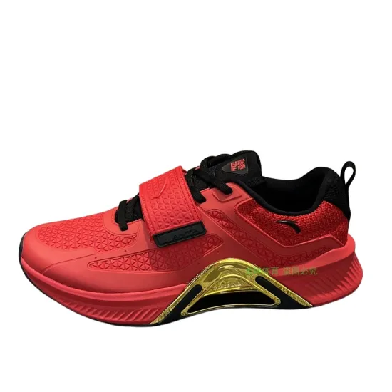 ANTA Training Shoes Men Low-Top Red Black