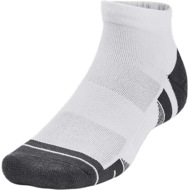 Under Armour Performance Tech Ankle Socks Unisex 3 Pack White