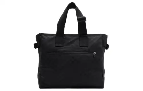 Burberry Check Jacquard Tote Black