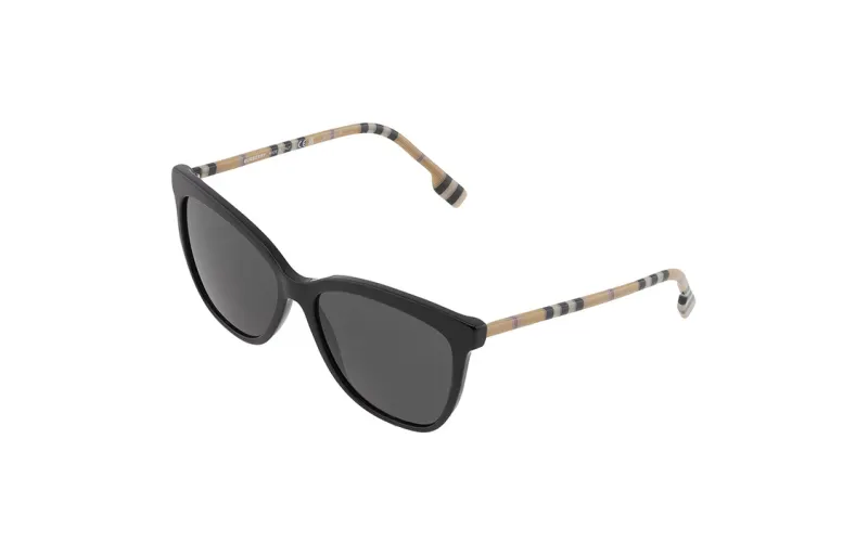 Burberry Plastic Square Sunglasses Women's Black