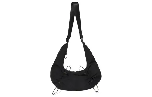 FILA Nylon Crossbody Bag, Shoulder Bag Unisex Black