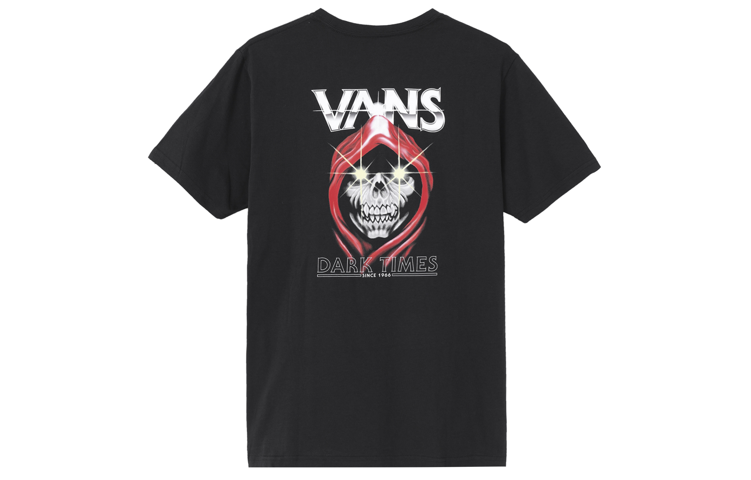 Мужская футболка Vans Skull Logo (черная) — фото 2