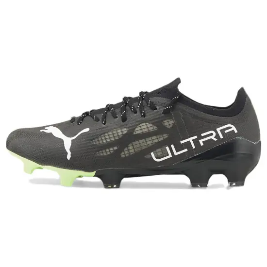 PUMA Ultra 1.3 Football Shoes Unisex Low-top White/Black/Green