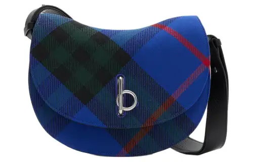 Burberry Rocking Horse Cotton Crossbody Bag, Shoulder Bag Women's Knight Blue