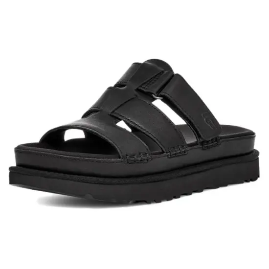 UGG Goldenstar Platform Slide Black Women's