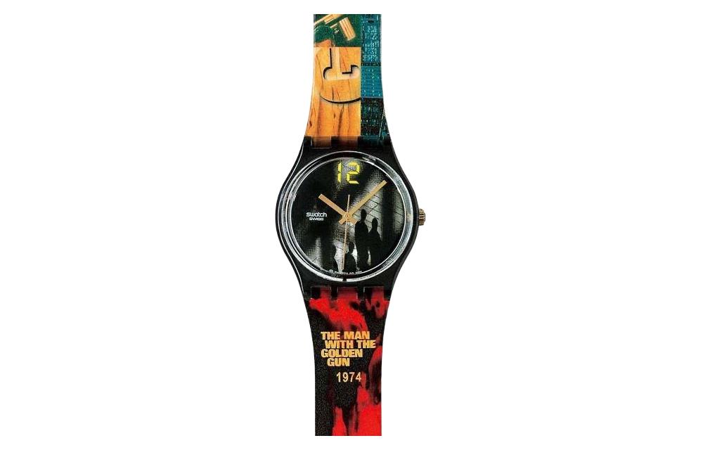 SWATCH Unisex 34mm Black Watch GB210