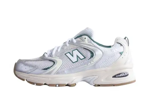 New Balance 530 Asos Exclusive White Silver Green Gum