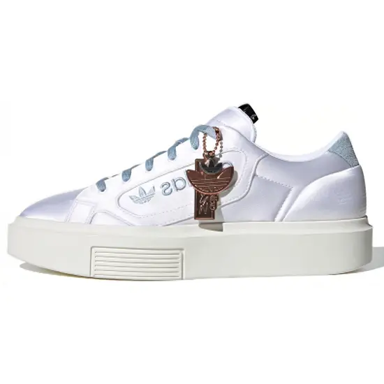 Adidas Originals Sleek Skateboard Shoes Women's Low-top White