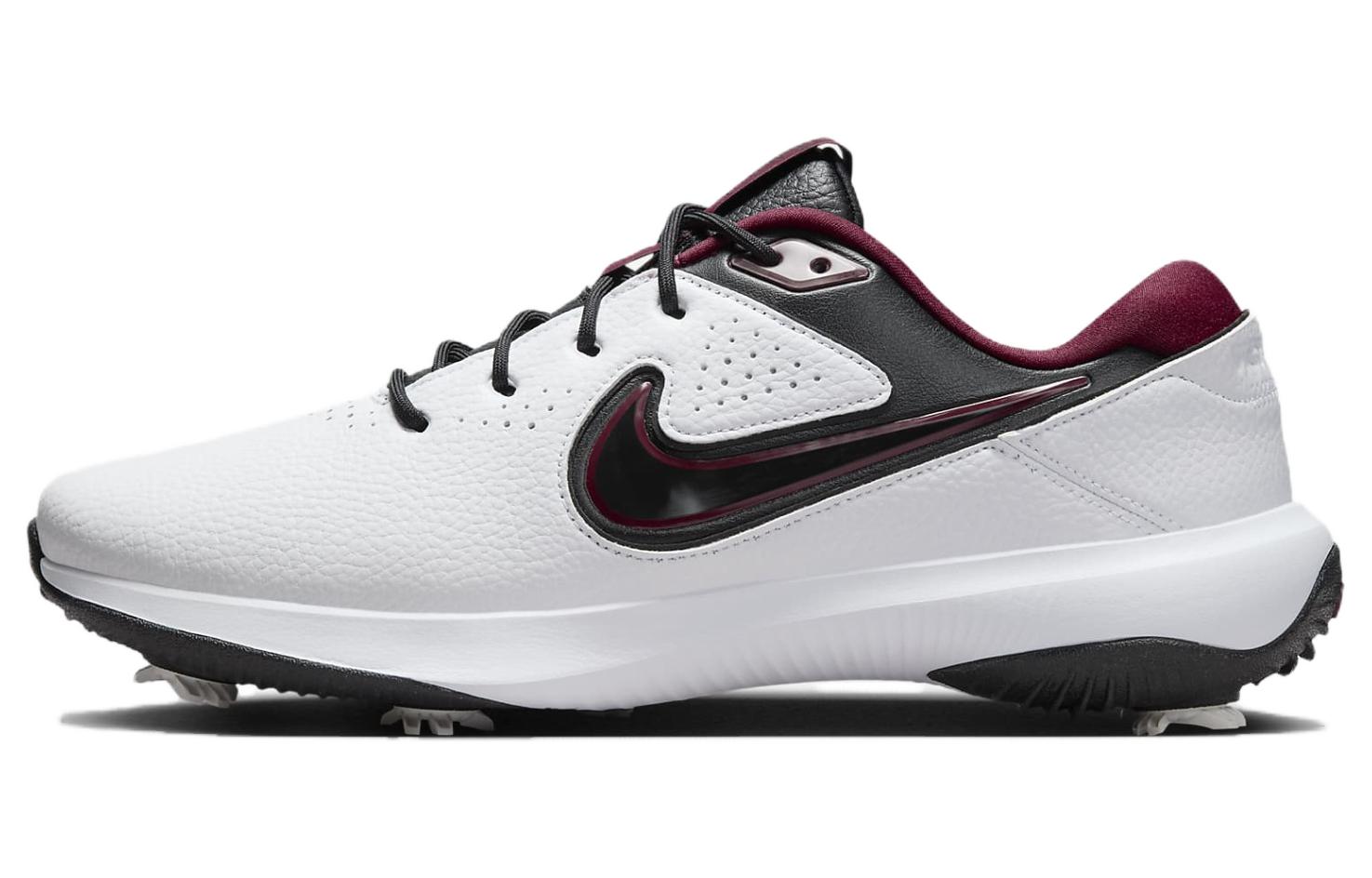 Nike Victory Pro 3 shock-absorbing and wear-resistant low-top golf shoes for men, white, black and red