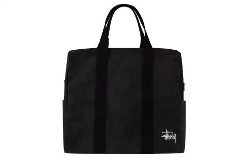Stussy Canvas Flight Bag Washed Black