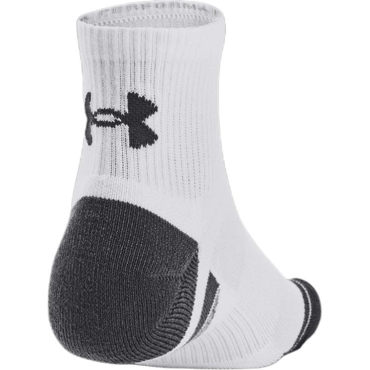Under Armour Performance Tech Ankle Socks Unisex 3 Pack White