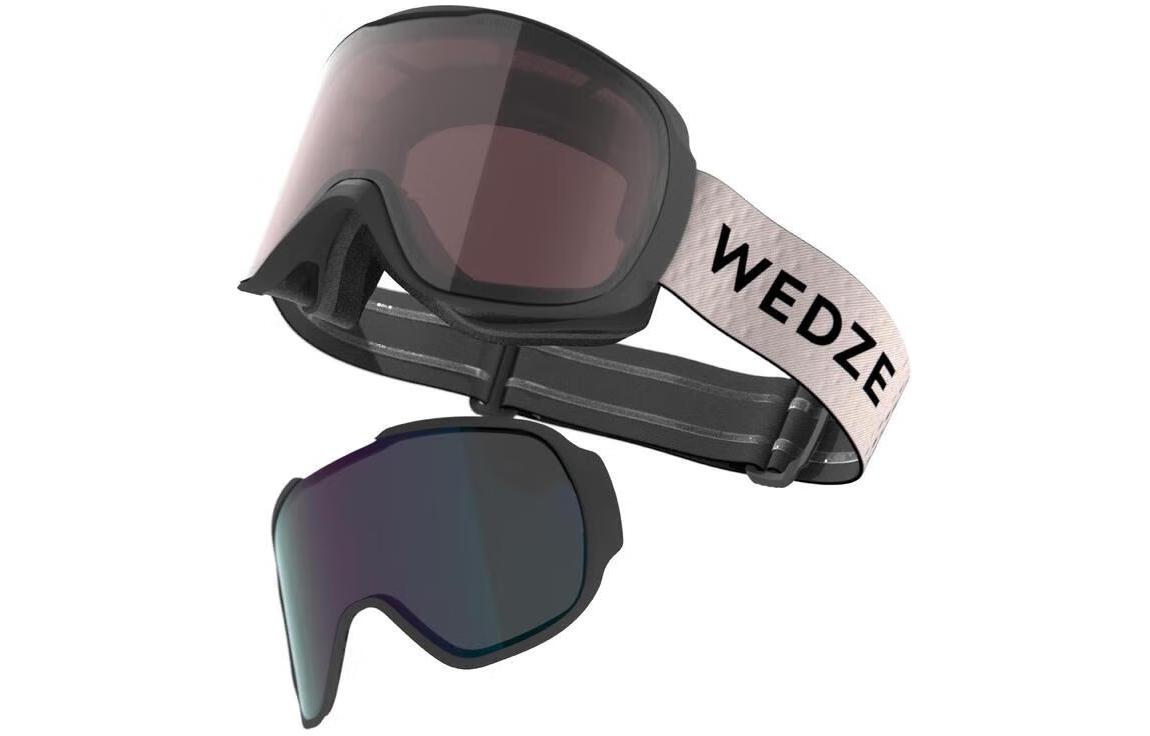 DECATHLON WEDZE Asia Version Anti Fog Snow Blindness Prevention Anti Fog Snow Blindness Prevention Unisex Ski Goggles