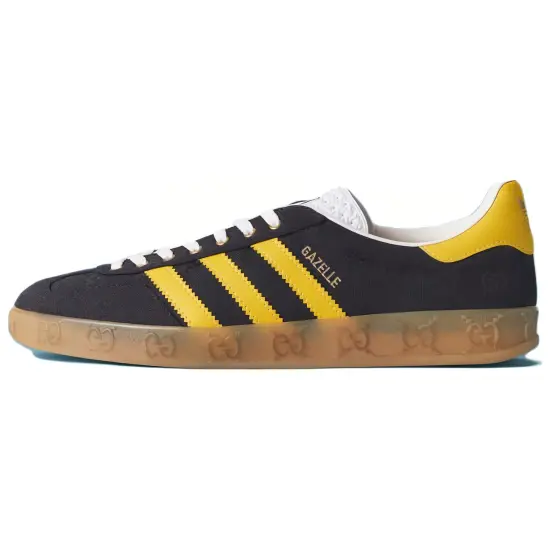 Adidas Originals X Gucci Gazelle Black Gg Monogram