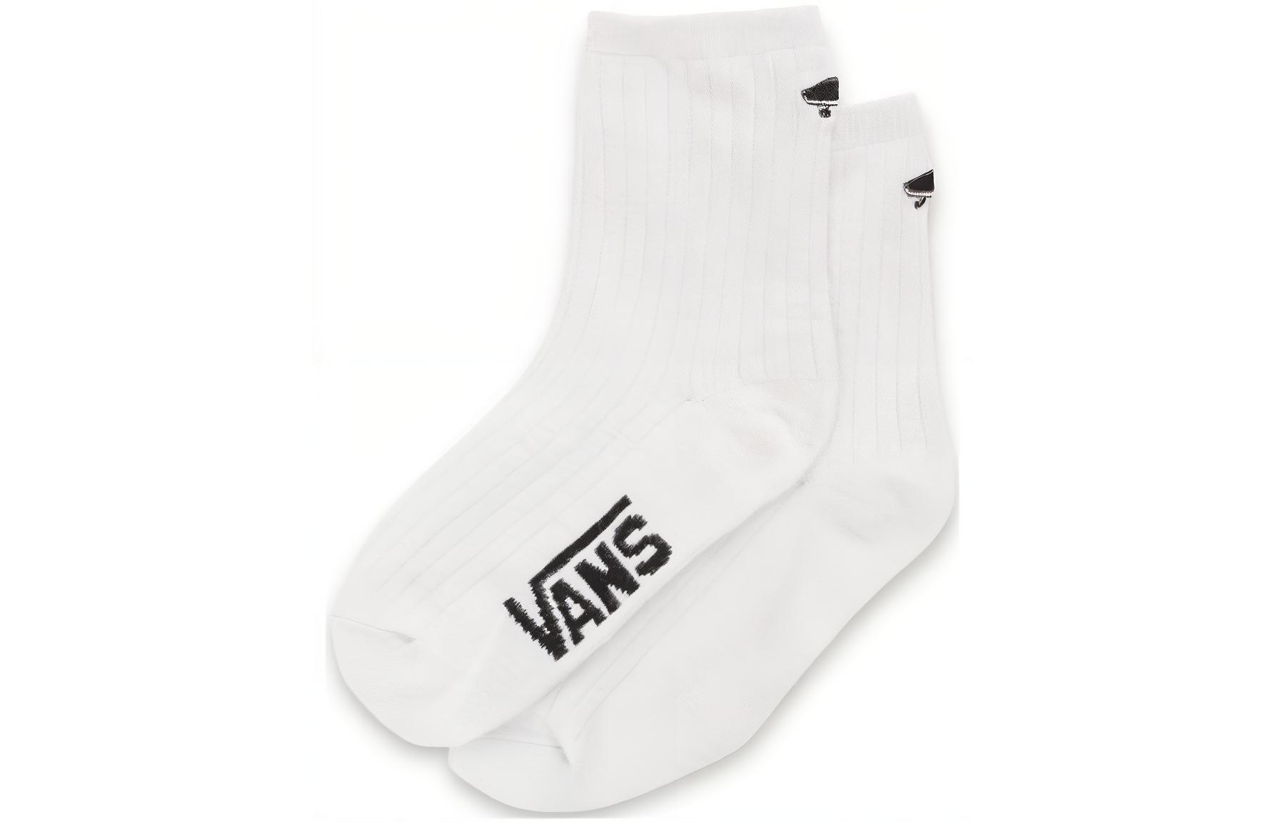 Vans Mid Calf Socks Women’s White