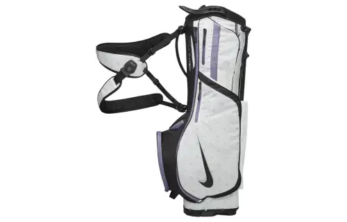 Nike Polyester Golf Bag Shoulder Bag Regular Unisex Gray & Black & Light Purple
