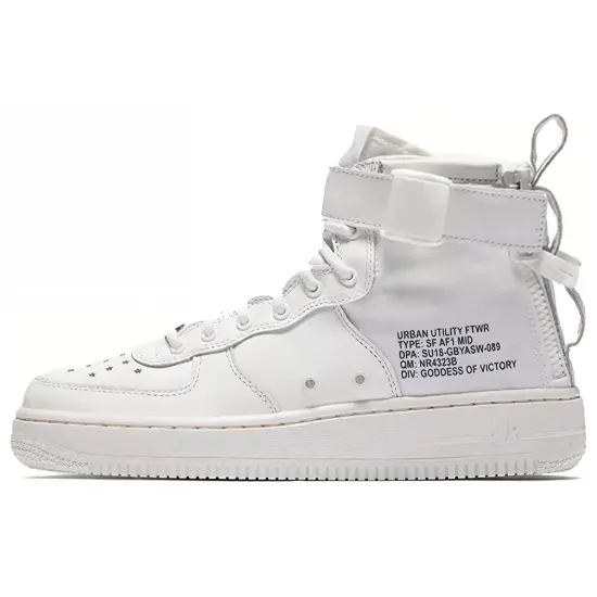 Nike SF Air Force 1 Mid White GS