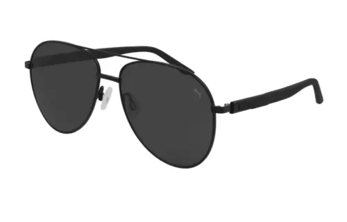 PUMA Aviator Sunglasses Men's Black