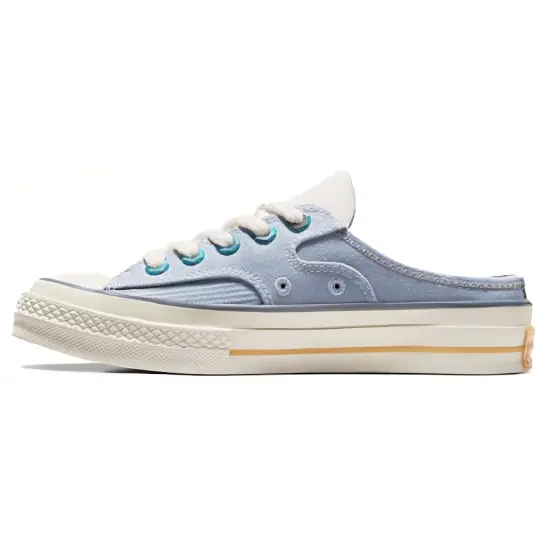 Converse Canvas Shoes Unisex Low-top White/blue