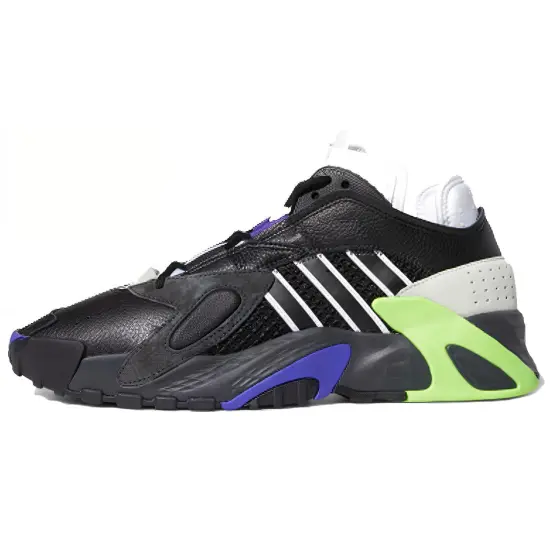 Adidas Originals Streetball Basketball Shoes Unisex Low-top Black/Green/White