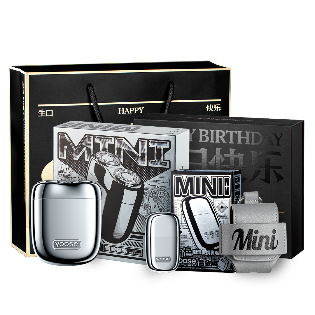 Colored Yoose MINI First Generation/N1-S Rotary Shaver Full Body Washable Men's Mini Compact and Portable