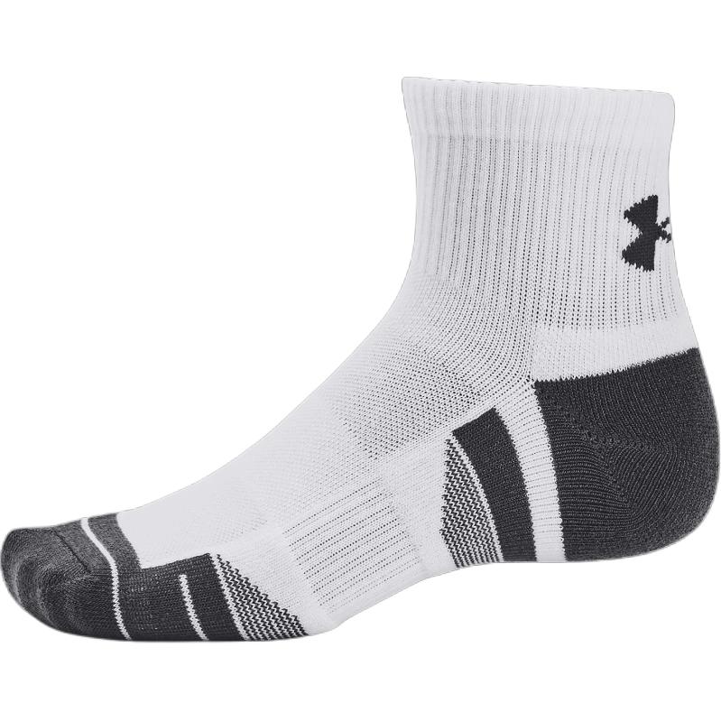Under Armour Performance Tech Ankle Socks Unisex 3 Pack White