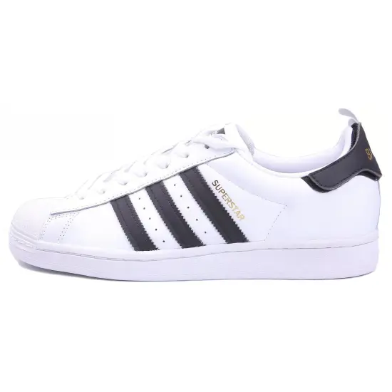 adidas originals Superstar Skateboarding Shoes Men Low-top White/Royal Blue