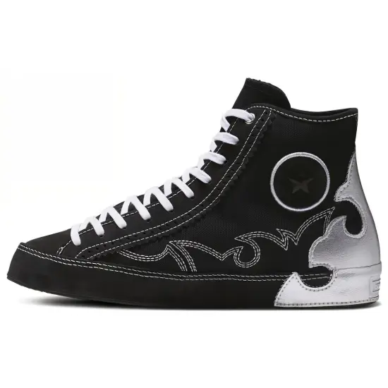 Converse Chuck Taylor All Star Sasha High Top Black Silver 'Blue White' Women's