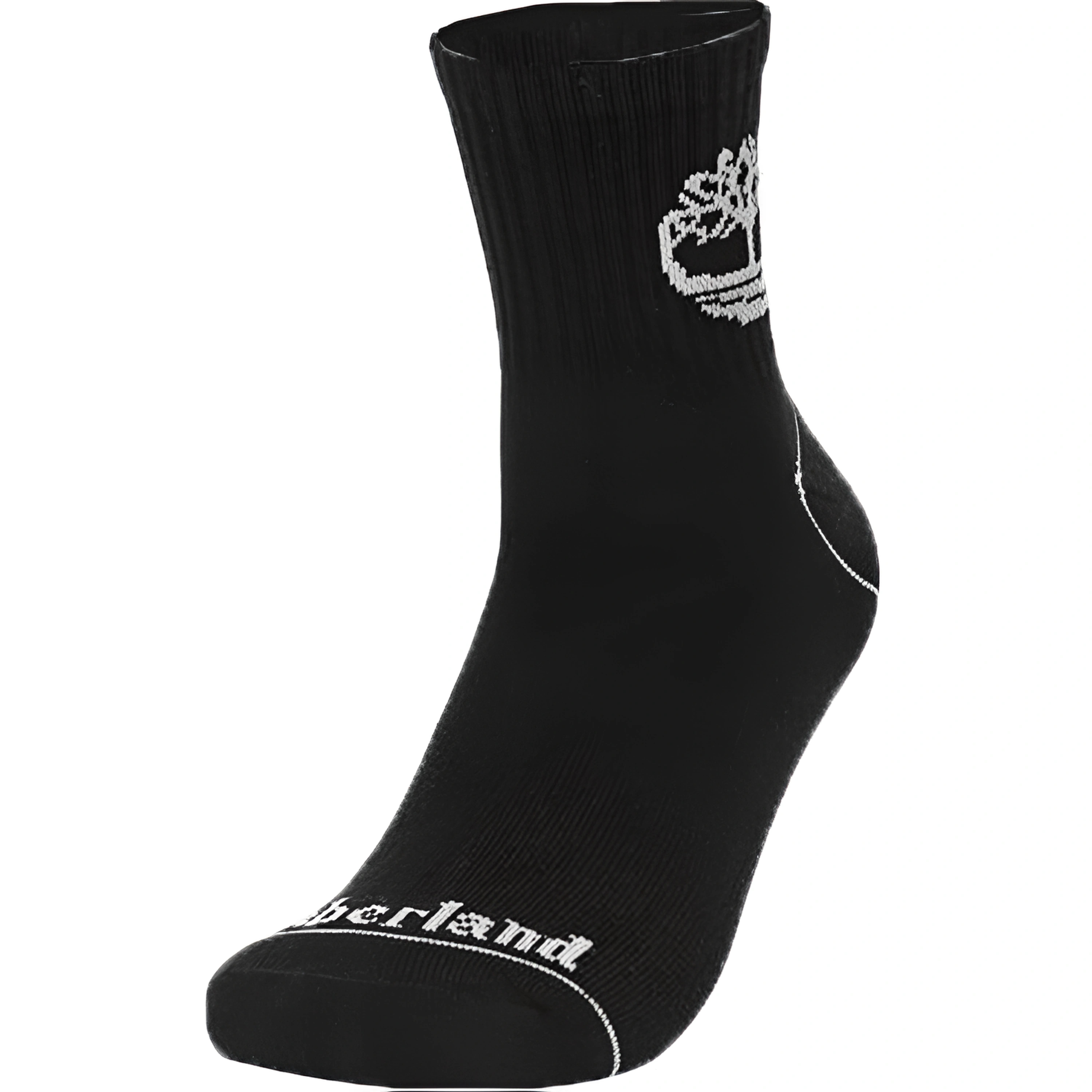 Timberland Crew Socks Unisex 1 Pack Black