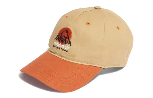 Adidas Originals Cotton Baseball Caps Unisex Yellow