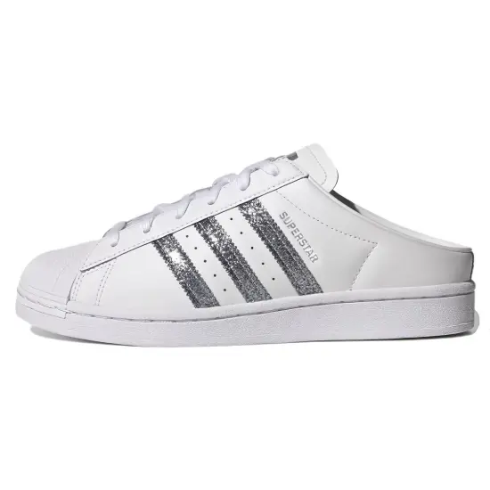 Adidas Originals Superstar Series Skateboard Shoes Women's Low-top White/Silver