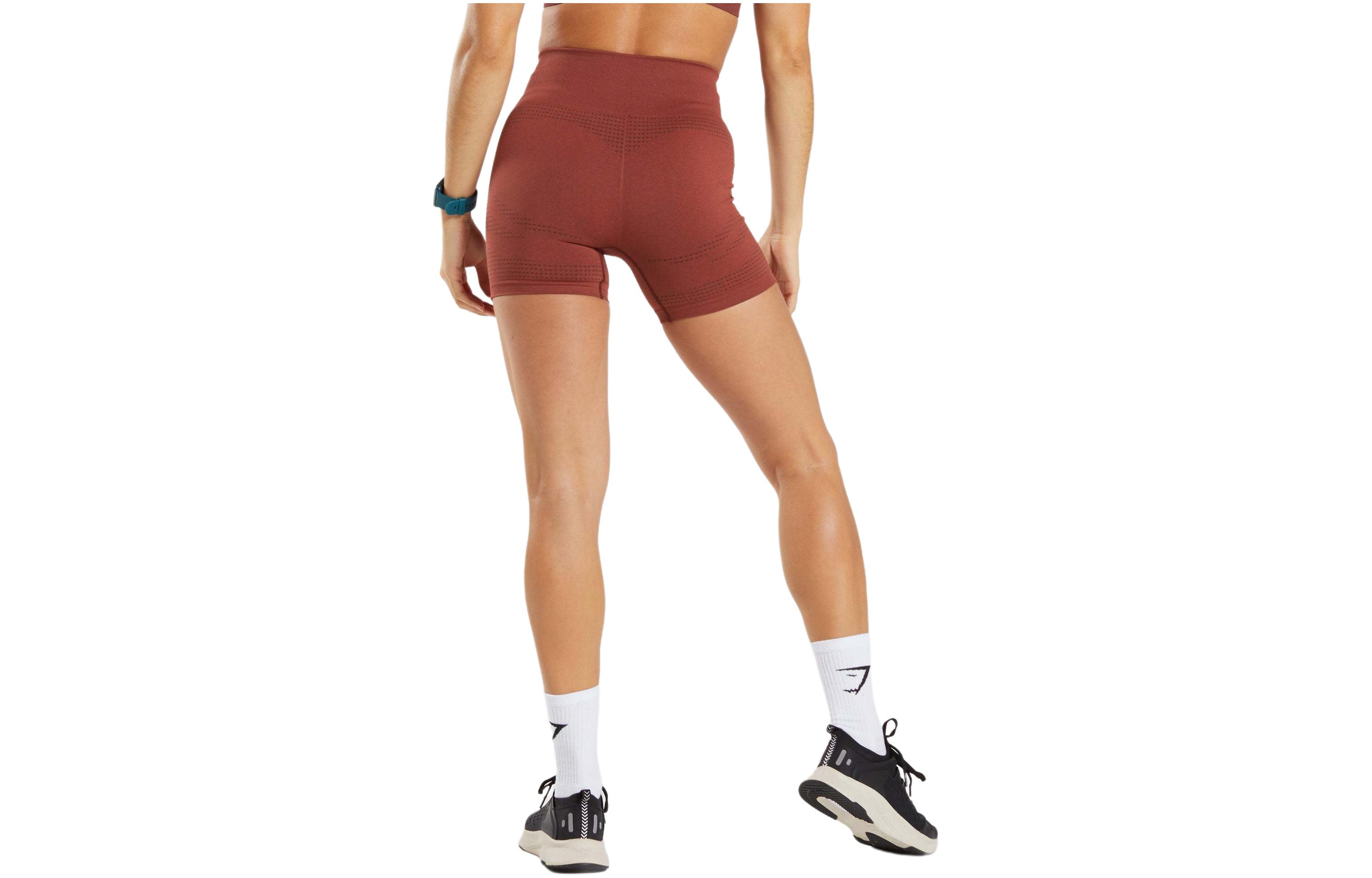 GYMSHARK Sports Shorts Women’s Brick Red Marlstone