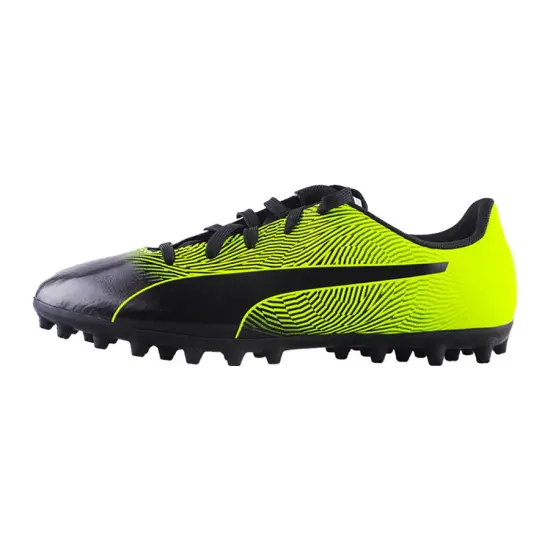 PUMA Football Shoes Men Low-top Black/Green