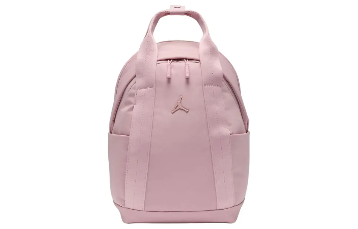 Jordan Two Way Zip Closure Recycled Nylon Backpack Mini Women's Pink
